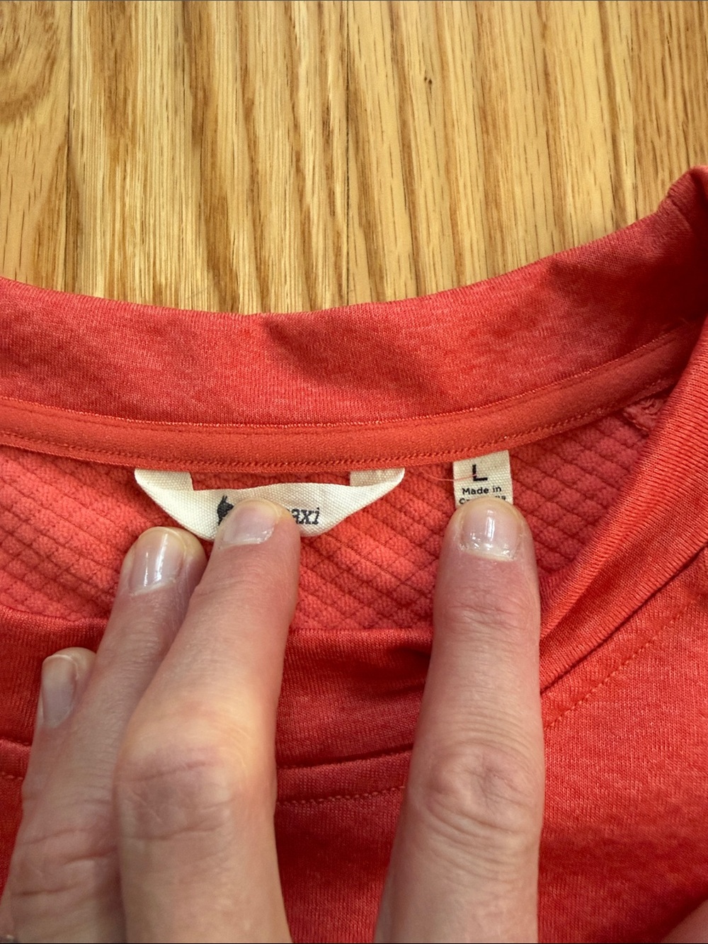 Cotopaxi Women’s Coral Crewneck Sweatshirt with Striped Cuffs - Picture 2 of 2